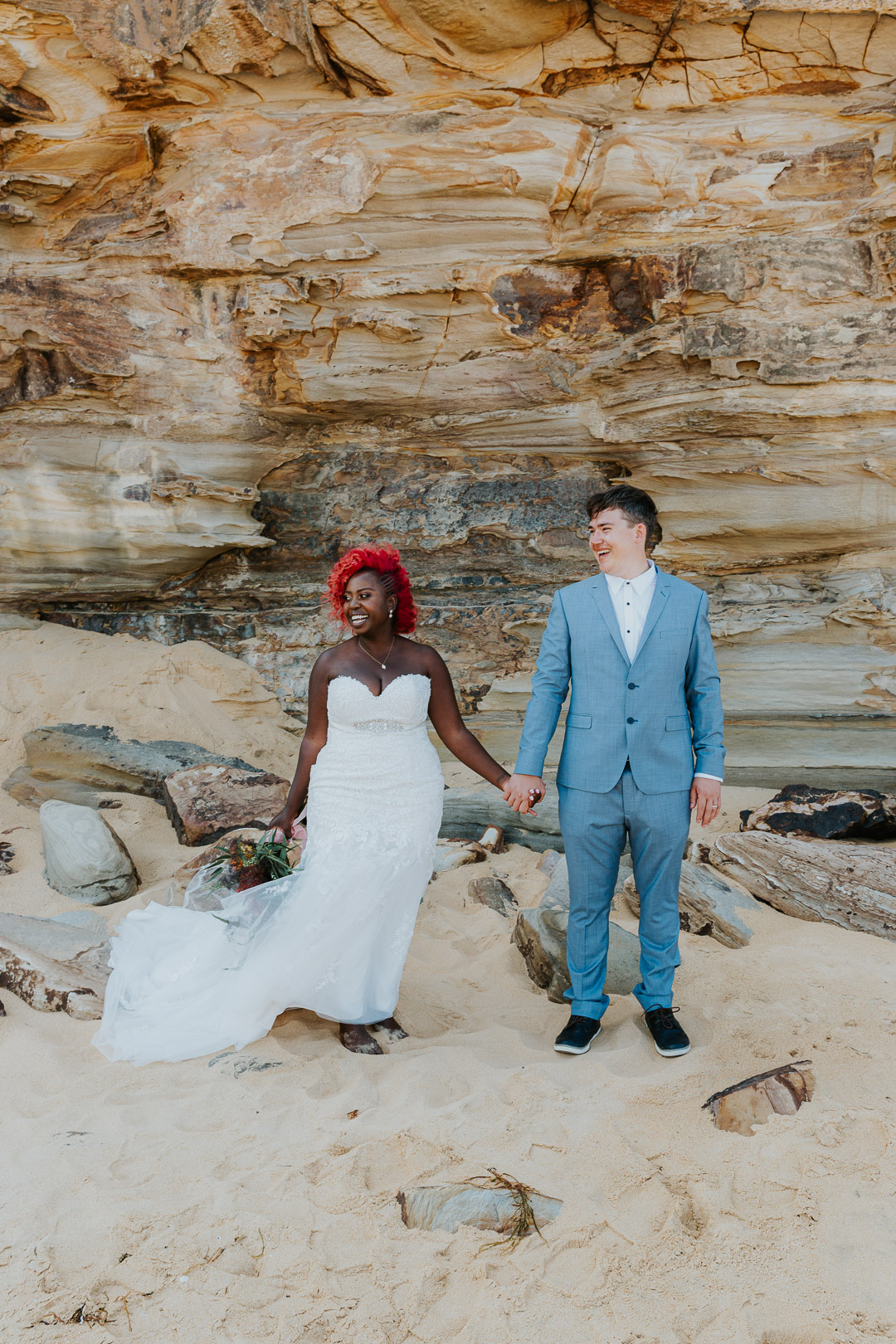 African beach shop wedding dress