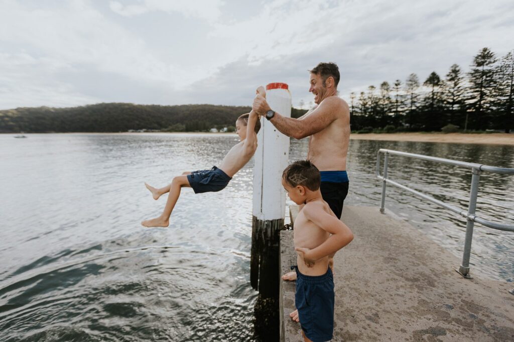 Extended family photography session at Patonga Beach NSW