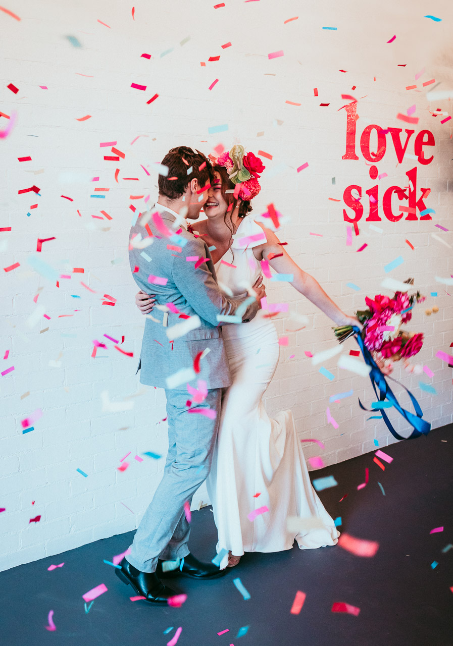 A celebration of colour and post-pandemic wedding joy